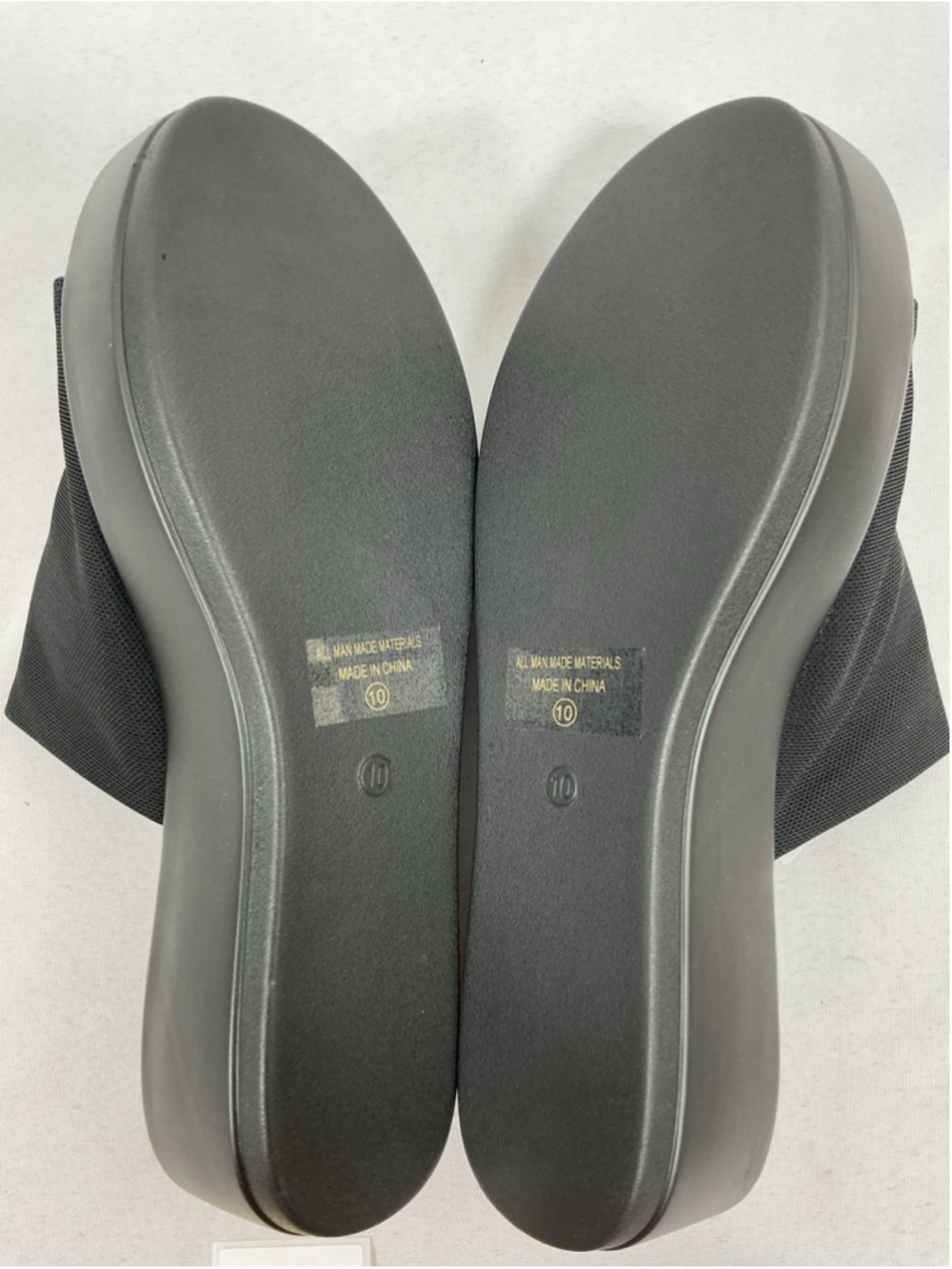 Womans New Nature Breeze Platform Slip On Slide Sandals 10 Black - Picture 4 of 5
